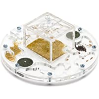 AntHouse - Hormiguero Acrílico Medium-Círculo 15x15x1-3 cm con Tapadera | Sistema de Humedad por Espuma | Hormigas…